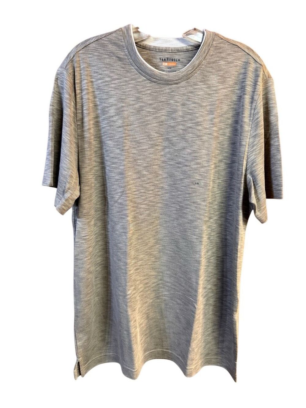 Van Heusen gray heathered Crewneck/ Knit Top Sz L NWT